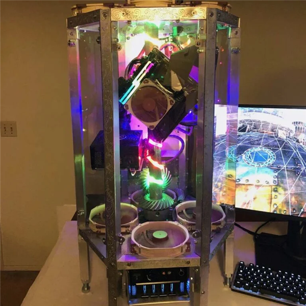 老外耗时整整4个月:造出一台土耳其烤肉架PC!转起来网速还更快