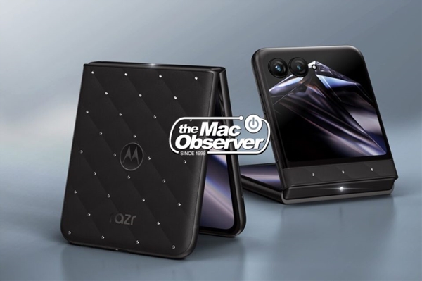 转轴也有水晶点缀!摩托罗拉Razr 70施华洛世奇版小折叠手机曝光