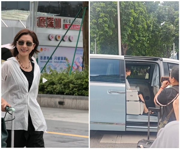 演员万茜搭乘尊界V800引围观:本人将出席华为新品发布会