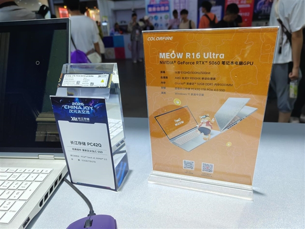 从550MB/s的SATA到14.9GB/s旗舰:ChinaJoy一个展台装下了长江存储全家档