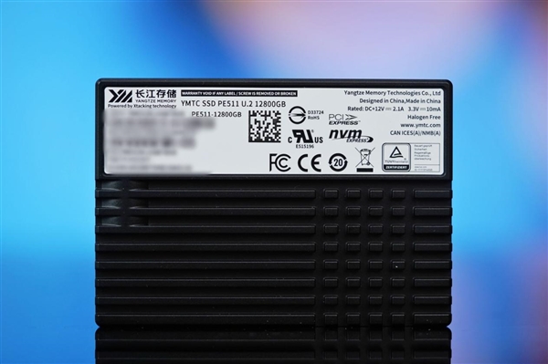 4K随机读写3300K IOPS、双重加密!长江存储PE511 12.8TB企业级SSD图赏