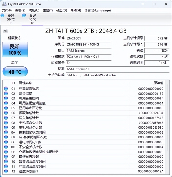 致态Ti600s固态硬盘上手实测:无出其右 超级能打