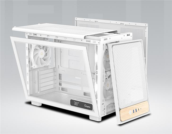 德尔塔C40数显版机箱首发449元起:自带数显模块 实时显示CPU/GPU温度