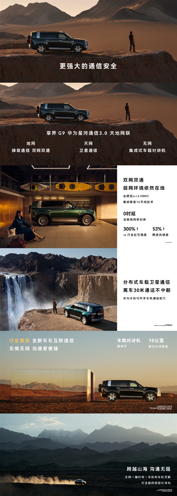 首款L3级豪华硬派SUV！享界G9全车搭载38个高精度传感器