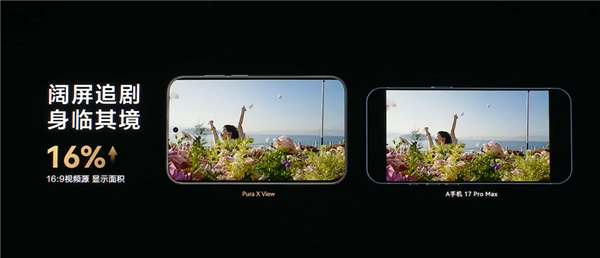 行业首款阔直板！华为Pura X View外观参数全公布：6.39英寸、16:9.5阔比例