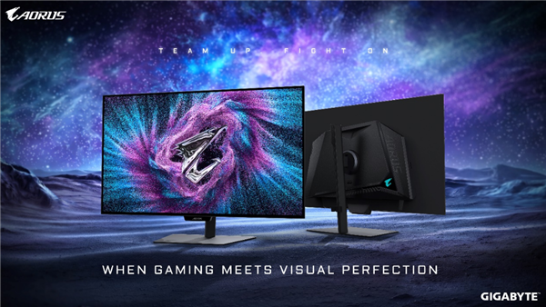 技嘉AORUS ELITE FO32U24G电竞显示器发布：DP 2.1加持、双模一键切换