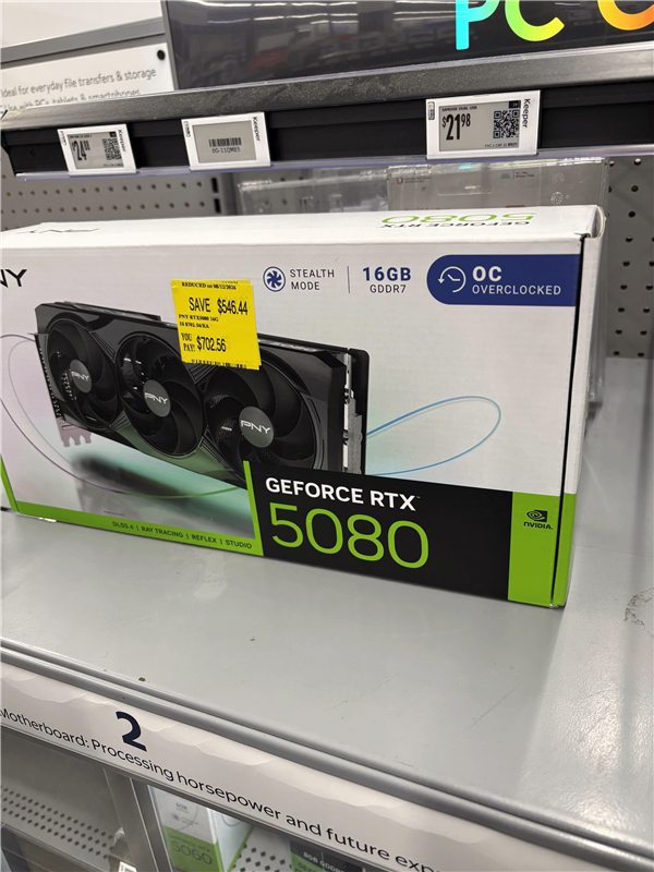 降3700元!玩家花4000元买买块RTX 5080 16G显卡:有图有真相绝非噱头