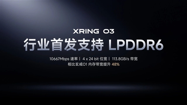 玄戒O3行业首发LPDDR6内存!长鑫存储被曝为核心合作伙伴