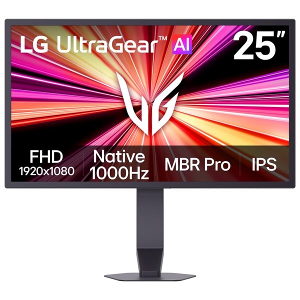 比240Hz快4倍!LG首款1000Hz显示器上市:999美元