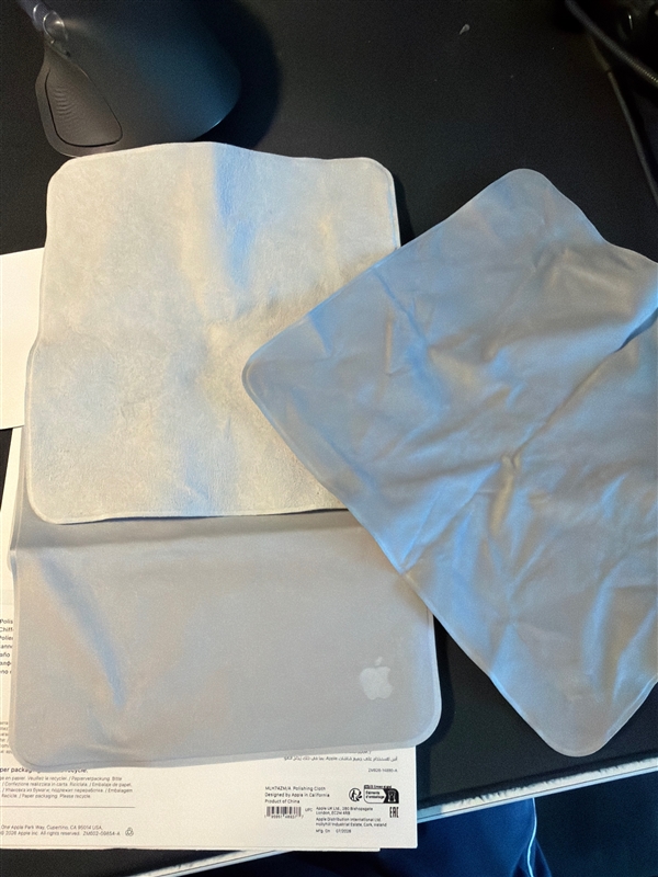 69元!唯一降价的苹果单品 博主上手第二代抛光布:手感更好了