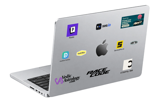 不花钱买MacBook还赚钱!把顶盖当广告位:已拍卖出57000元