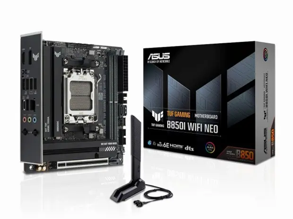 华硕推出TUF首款Mini-ITX主板！80A供电、DDR5-9600高频