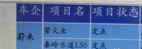 2027年上市!蔚来乐道轿车项目被曝代号秦岭:或定名L50