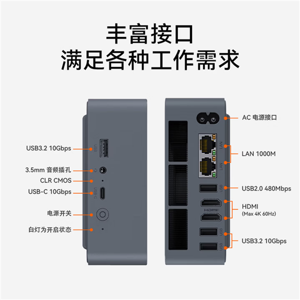 1295元!零刻EQR5迷你主机上架:锐龙3 7330U+16GB内存