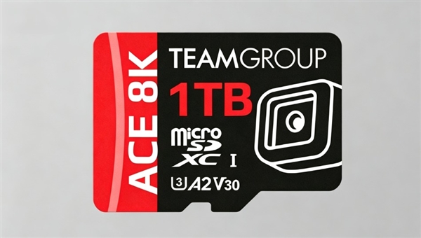 十铨推出ACE 8K MicroSDXC存储卡:支持4K 120fps高清录制