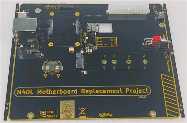 15年老服务器起死回生！大神自制主板塞进树莓派CM5：NVMe+USB3.0全有了