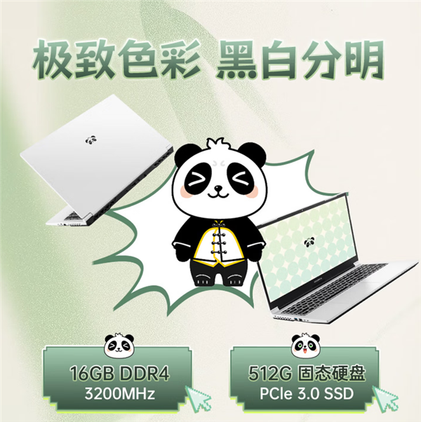 今夕是何年 七彩虹新款隐星P15熊猫本上架：RTX 3050+DDR4售价5354元！