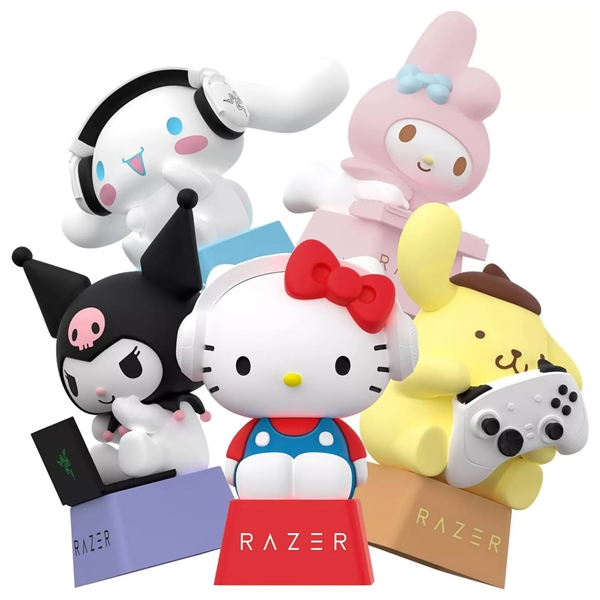 825元一套!雷蛇推出Hello Kitty盲盒键帽:镜面隐藏款概率仅4%
