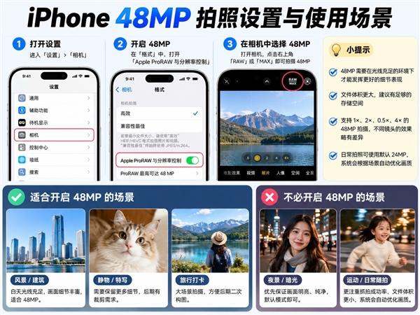iPhone拍照到底要不要开48MP？很多人都搞错了