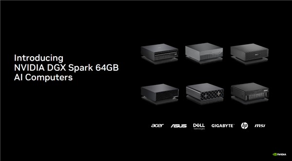 英伟达DGX Spark 64GB桌面AI超算发布:4999美元起!10月23日发售