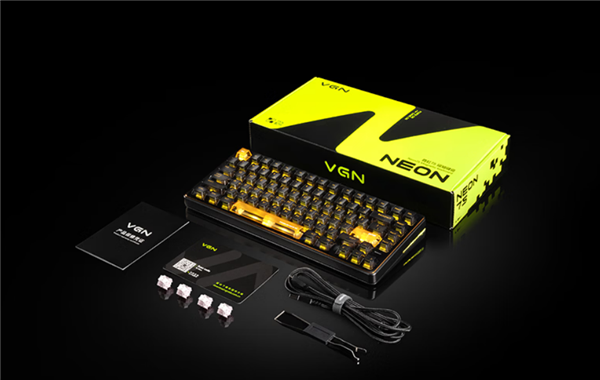439元 VGN推出霓虹75 Turbo磁轴键盘:0.005mm RT精度