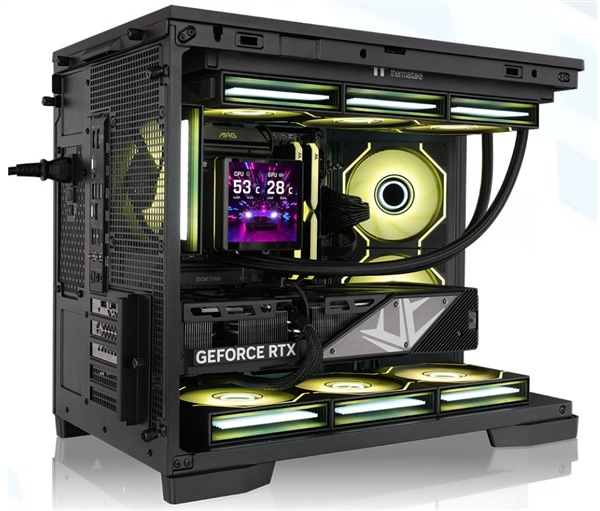 曜越推出Arcus 380 TG ARGB机箱:斜侧进风设计 黑白同价899元