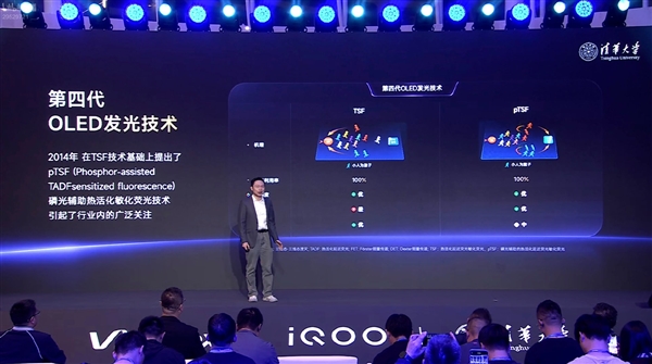 第四代OLED发光技术!iQOO Neo12首发天空之镜发光材料:寿命提升50%