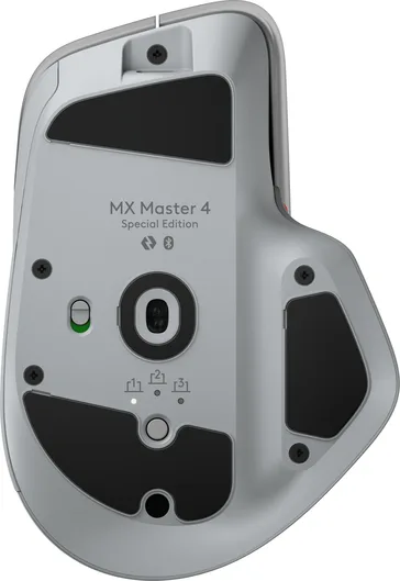 性能规格不变！罗技MX Master 4特别版渲染图流出：仅增加红灰涂装