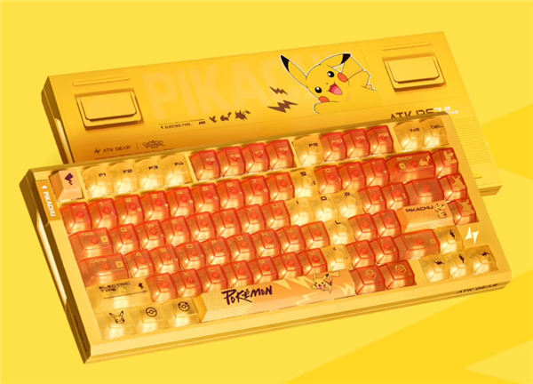 ATK宝可梦联名皮卡丘款外设上市:键鼠垫三件套到手价799元