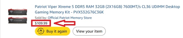 年少不知内存好！32GB DDR5内存两年疯涨14倍：从780元直接破万