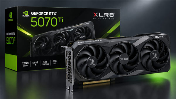 功耗对半砍!RTX 5070 Ti极限降压至0.67V:满载核心还不到48℃