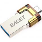 EAGET忆捷 V80 OTG 32G (MICRO USB+USB3.0双接口) 手机U盘 珍珠镍色