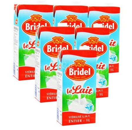 Bridel 金章 全脂牛奶 1L*6 