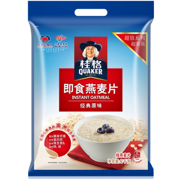 QUAKER 桂格 即食燕麦片 家庭装2000g*5件