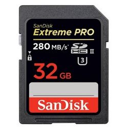 SanDisk 闪迪 至尊超极速 SDHC UHS-II 存储卡 32GB 读速280Mb/s