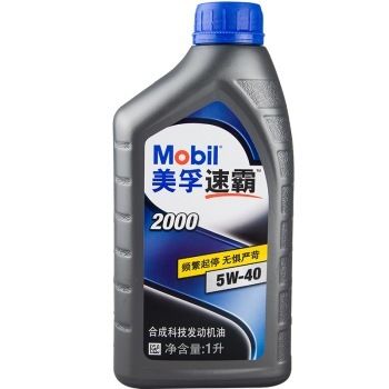 Mobil 美孚 速霸2000 半合成机油 SN 5W-40 1L装