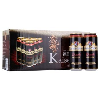 Kaiserdom 凯撒黑啤 礼盒装（500ml*12听）