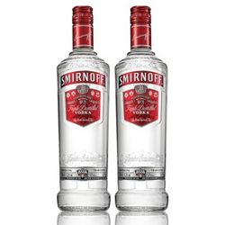 SMIRNOFF 斯米诺 红牌伏特加 750ml*2瓶