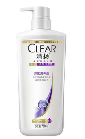 CLEAR 清扬 女士去屑洗发露 深度滋养型 750ml